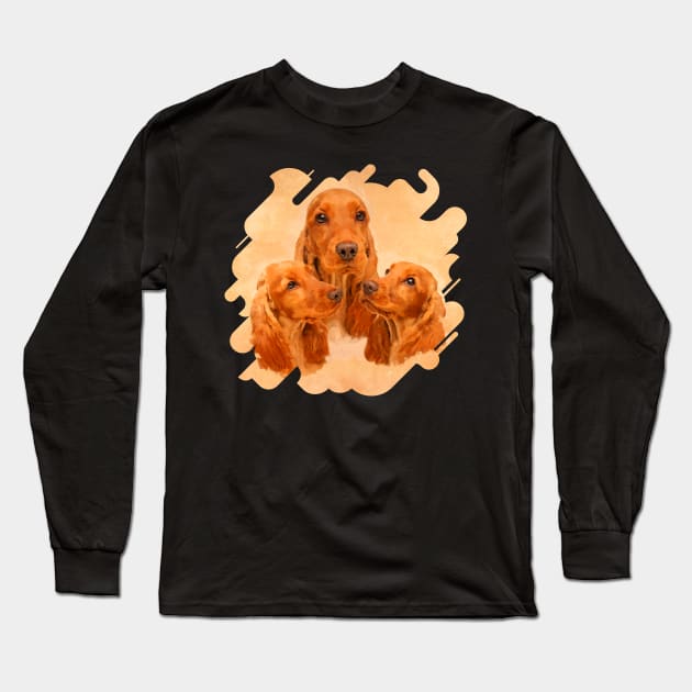 English Cocker Spaniel Long Sleeve T-Shirt by Nartissima